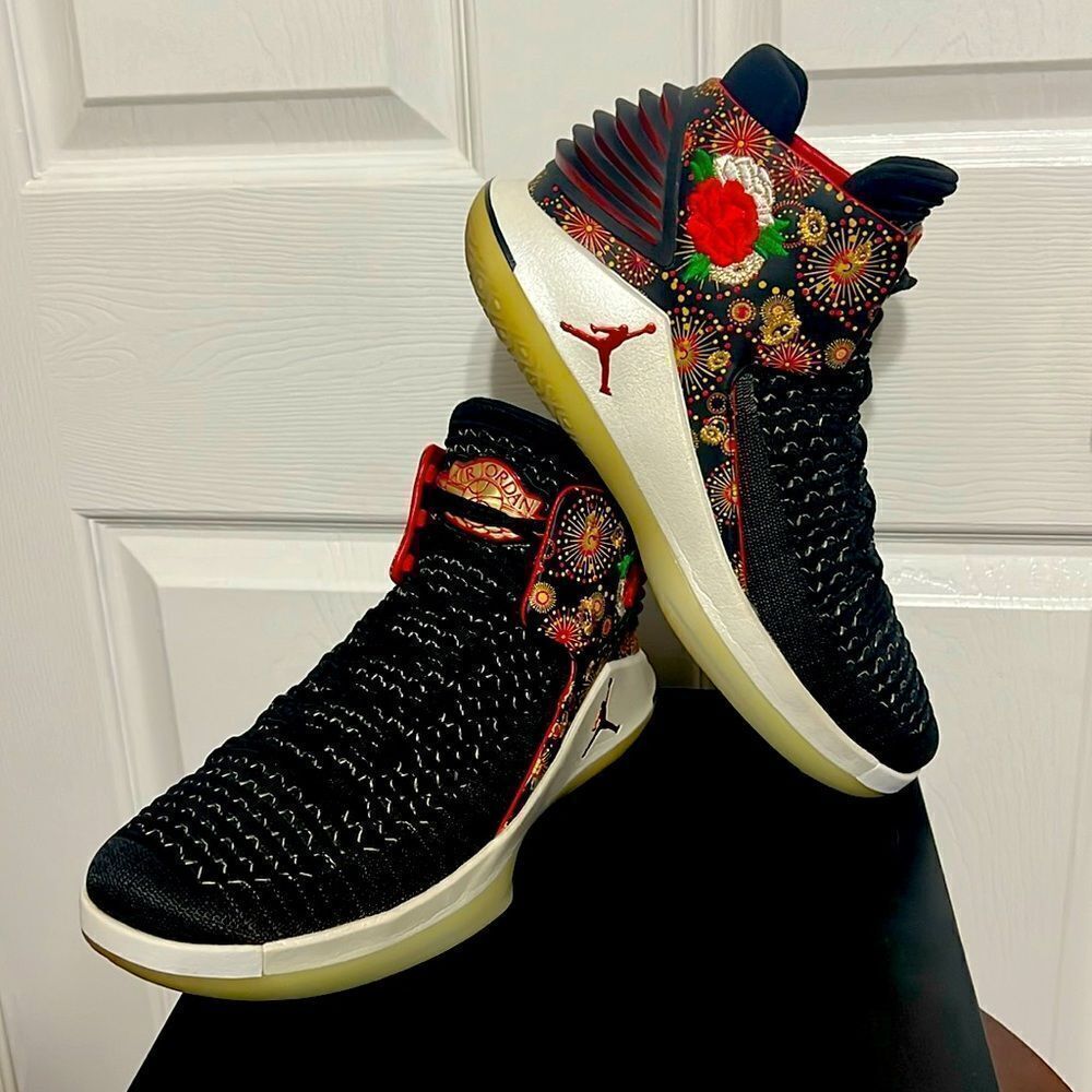 🔥🏀‎ Nike Air Jordan 32 XXXII Sz 11 Shoes Chinese New Year SE RARE - Worn Once